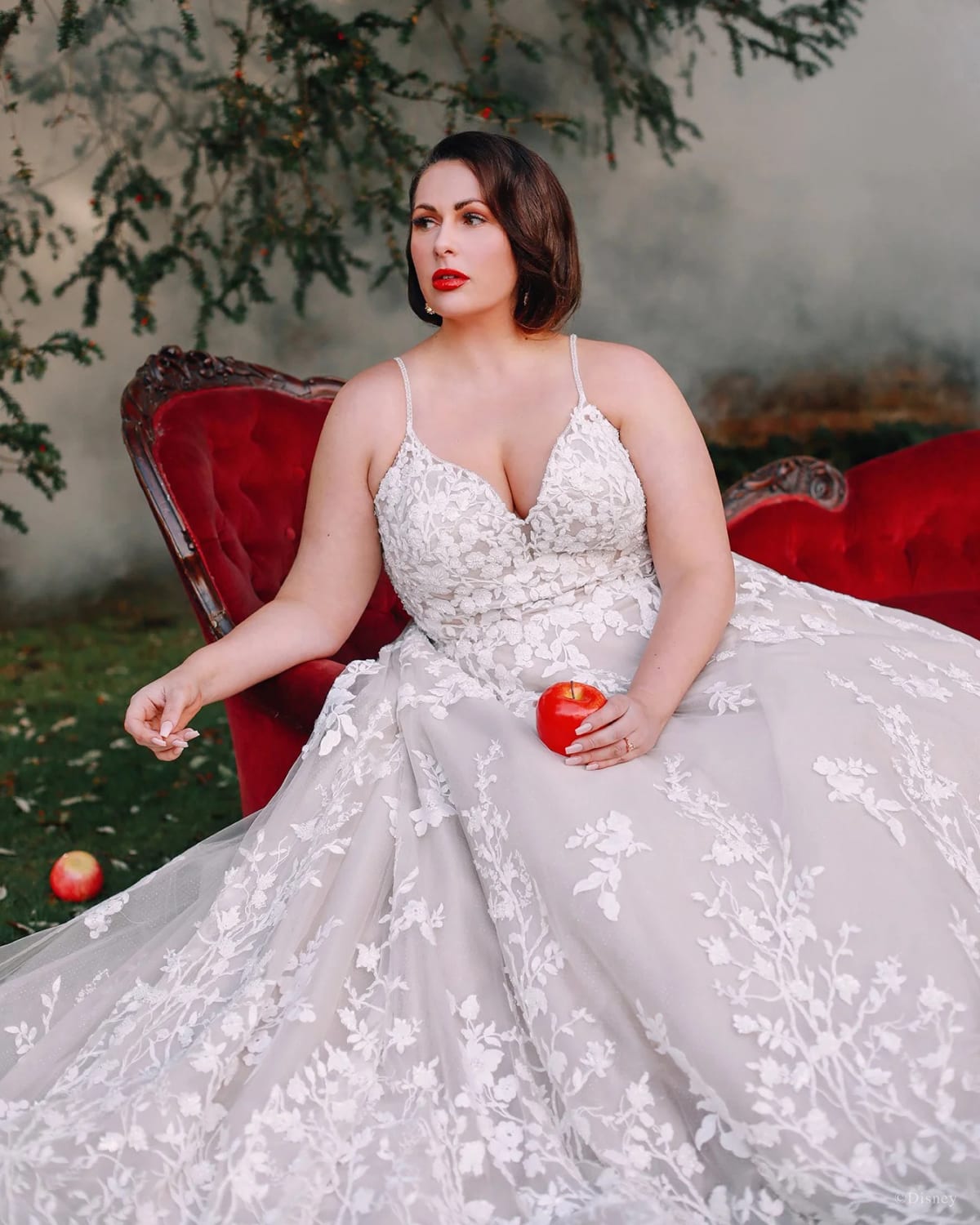 Chloe modelling for Disney and Allure Bridals