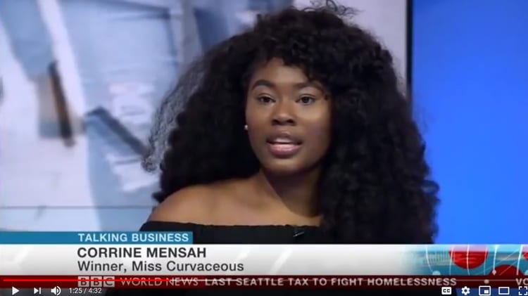 Corrine featured on BBC World News