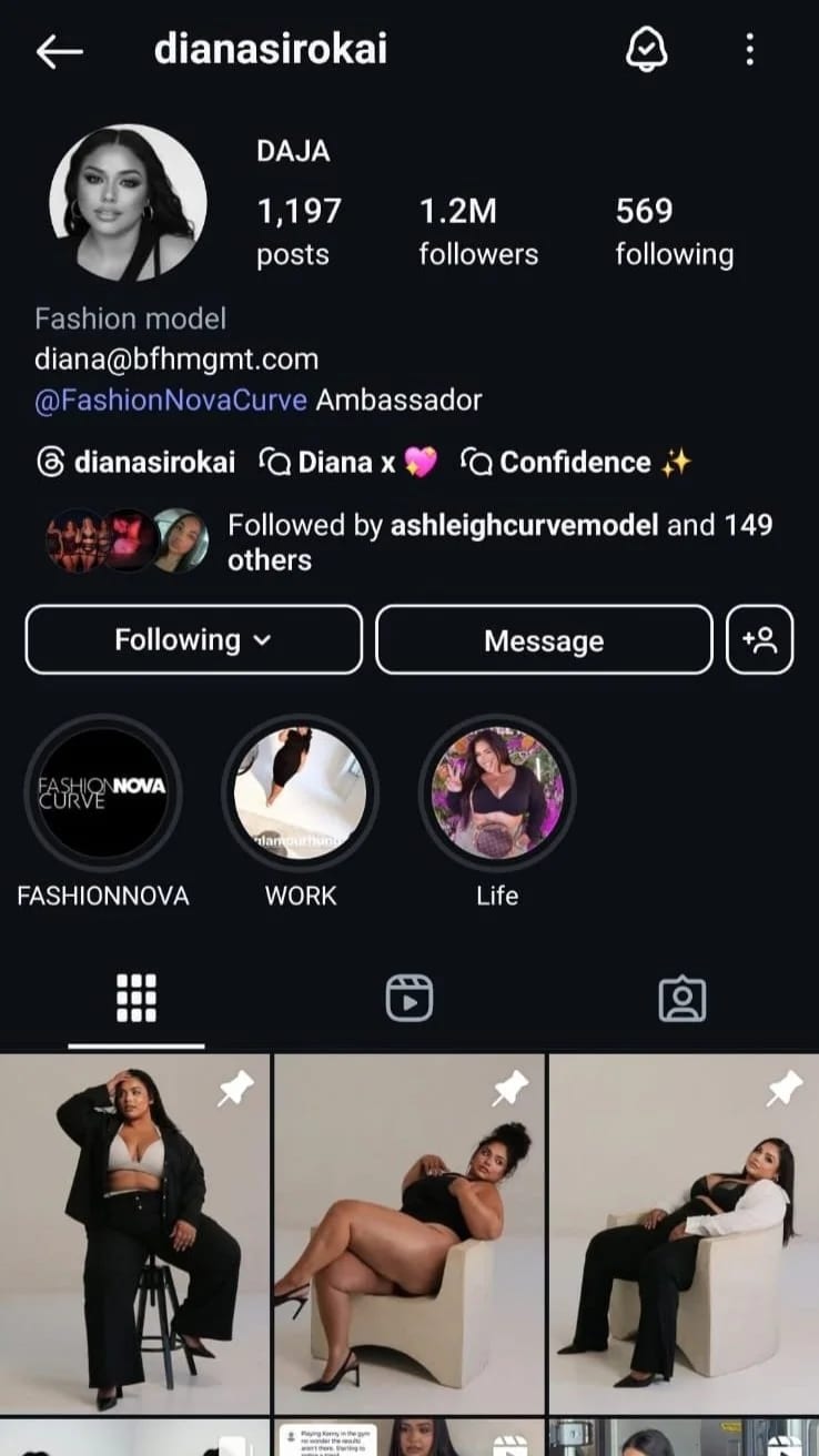Diana Sirokai, global influencer