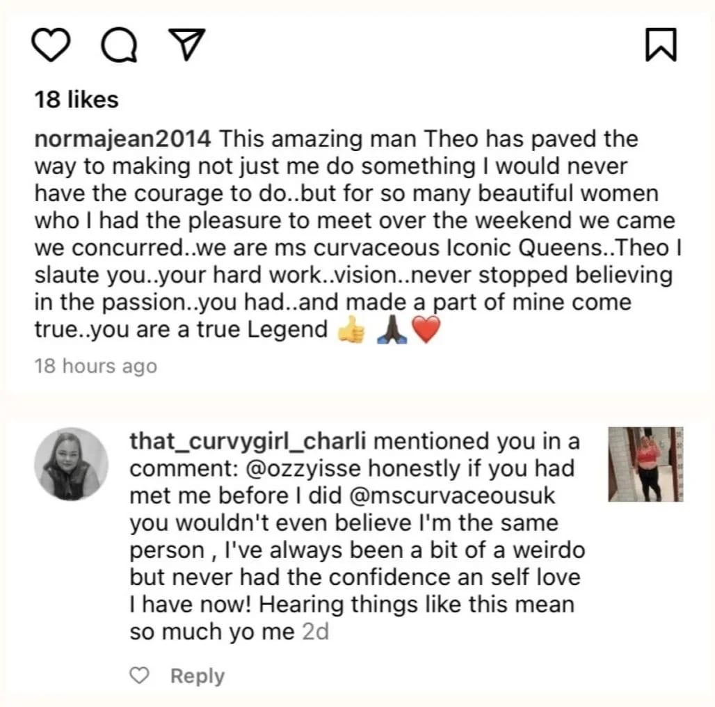 Ms Curvaceous participant testimonial