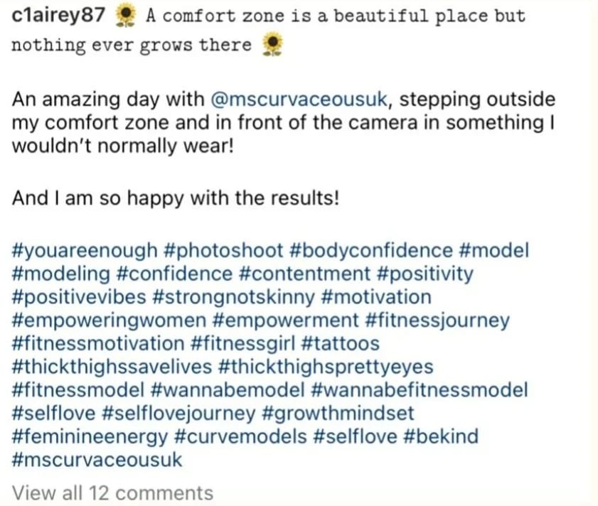 Ms Curvaceous participant testimonial